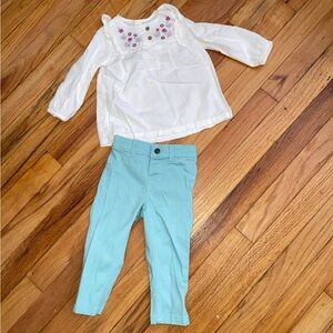 Carters baby girl set